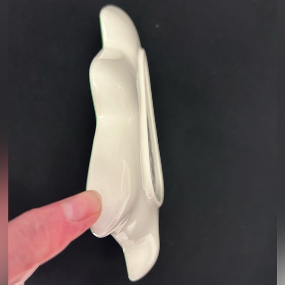 2 Spode Christmas Tree-shaped candy/nut dishes  with green trim New w/o box - Picture 7 of 11